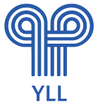 En logo av Förbundet för undervisningssektorn vid universiteten YLL.